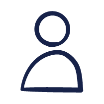 Simple blue icon of a person, featuring a circular head and an abstracted body shape. Join the EBP team!