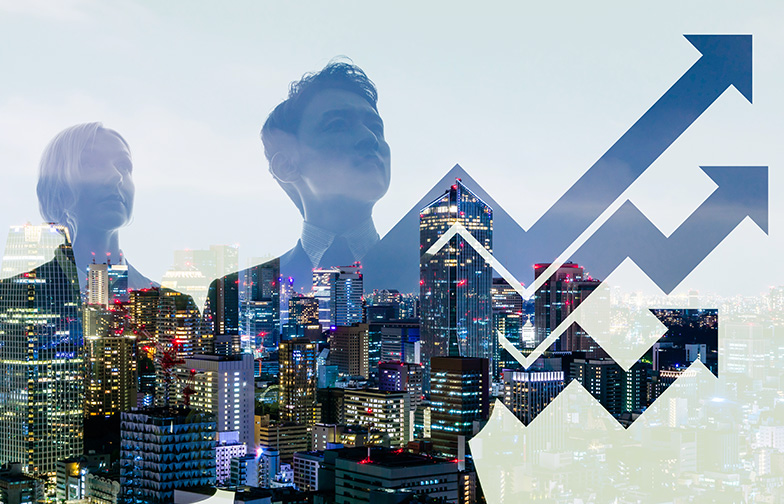 Business and growth concept.