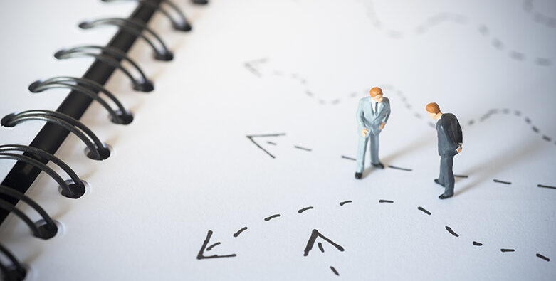 Business decision concept.