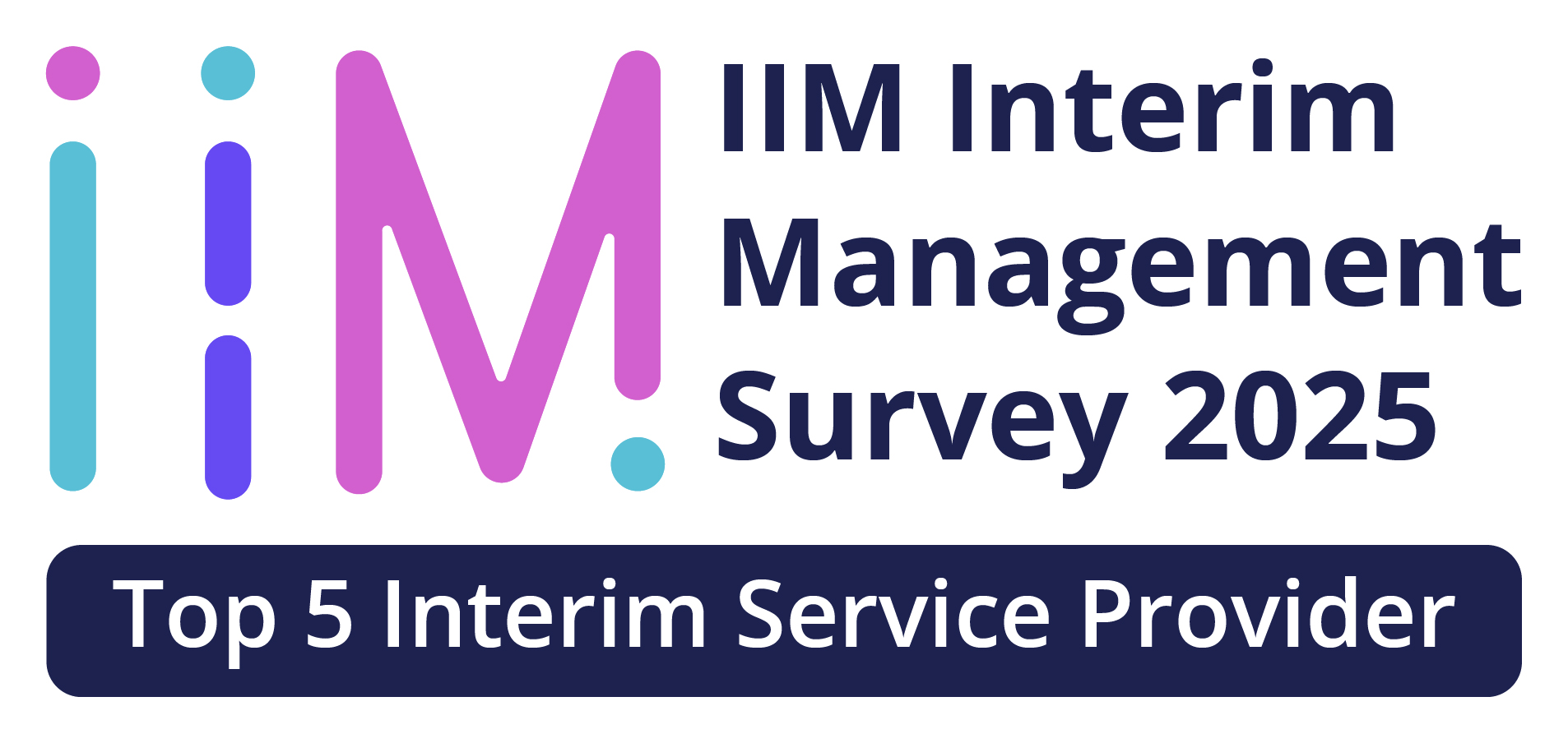 IIM Interim Management survey 2025 Top 5 service provider