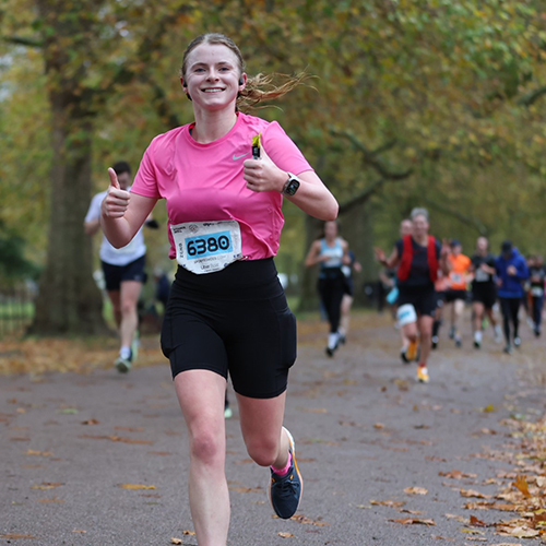 Isabel Hobday personal photo running a marathon