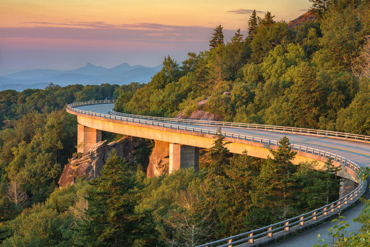 Winding road, pathways, career journeys concept