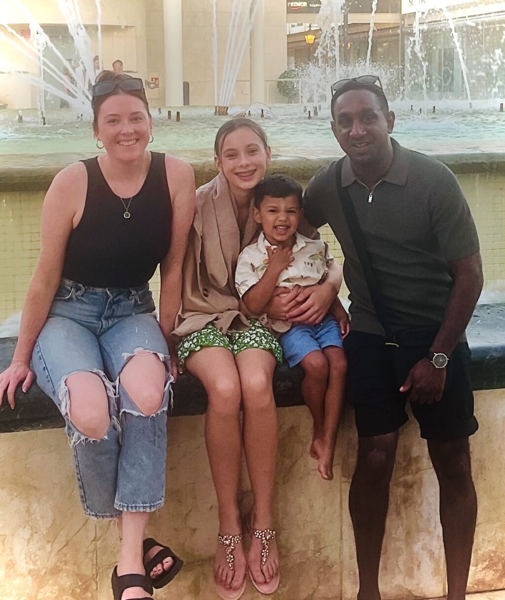 Niruban Retnanandam’s family holiday